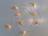Beige Sphere-Shaped Premium Handmade Bamboo String Fairy Light - Festive Decor Item