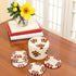 Eco-Friendly Sabai Grass Round Tea Coaster Set