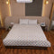 Yellow Blossom Handcrafted Elephant Bedcover and Pillow Cover set featuring traditional elephant motifs and floral patterns.