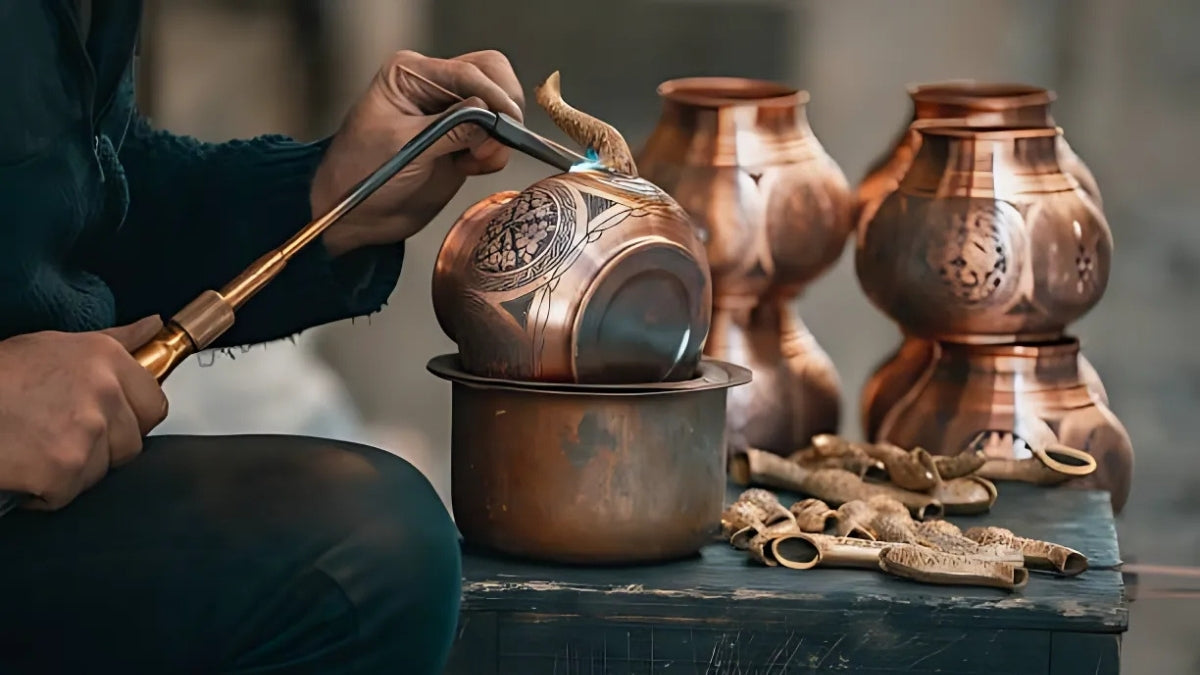 Copper Work Copper Kitchen Utensils for Everyday Wellness – Natriel