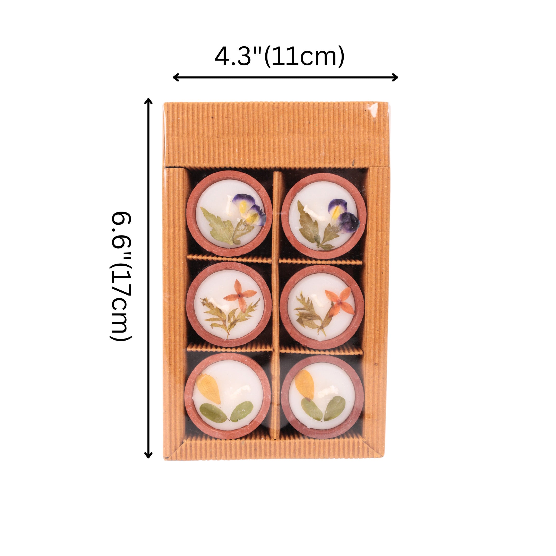 Set of 6 Scented Candle Box