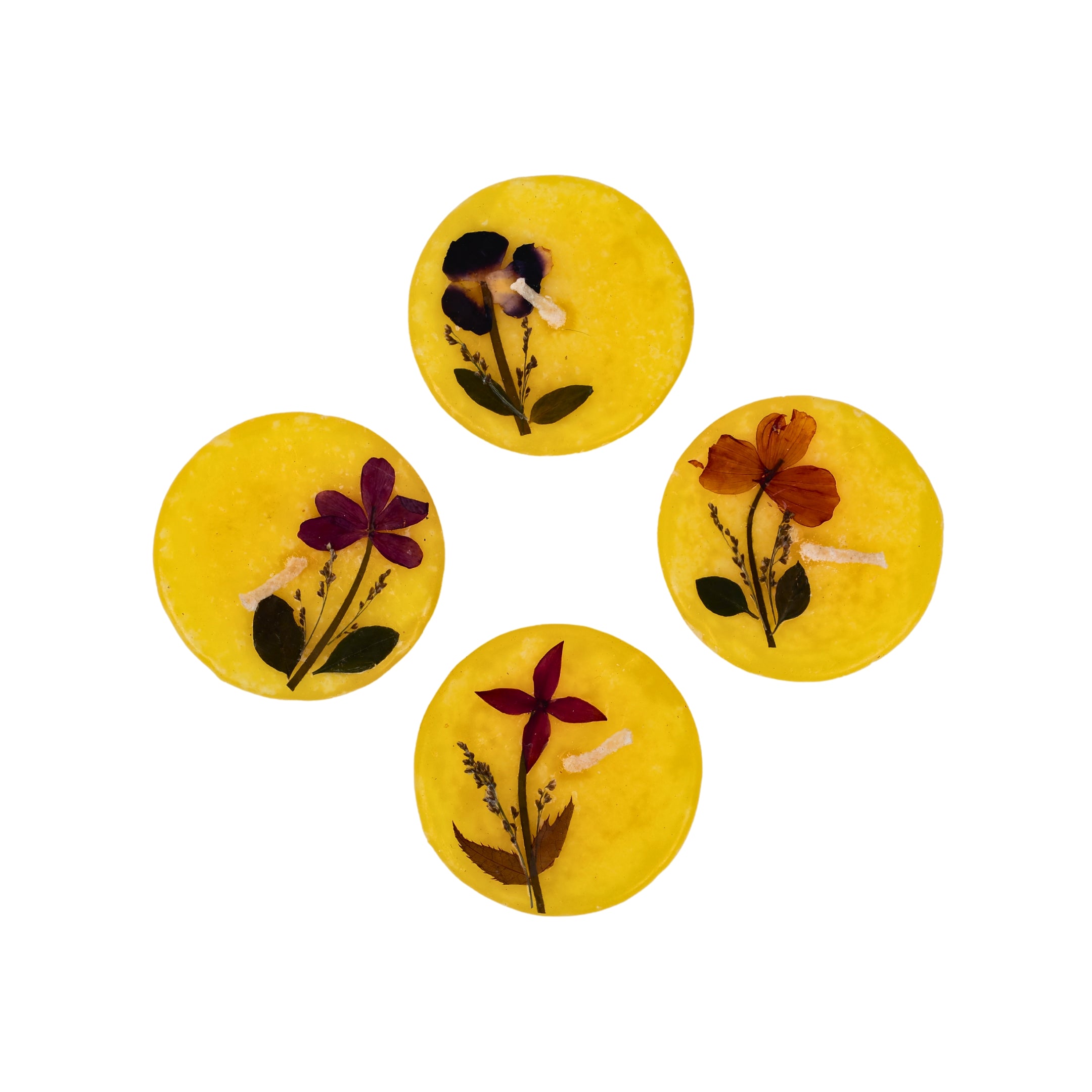 Set of 4 Floating Scented Candles