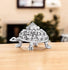 Silver-Coated Ashtalakshmi Tortoise (Small) - Vastu Decor Item