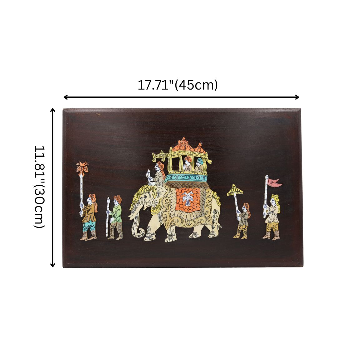 3D Dasara Procession Wall Decor