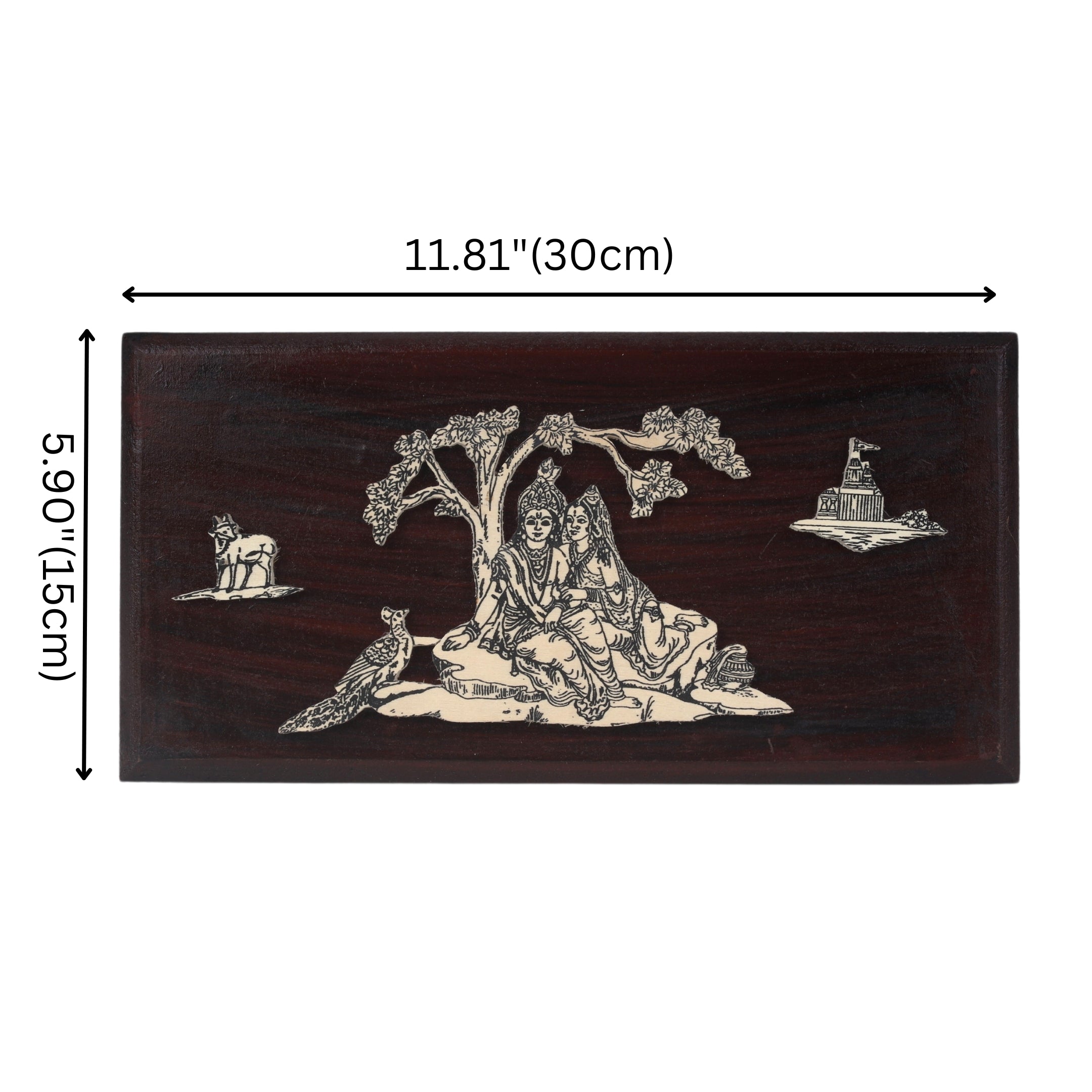 3D Radha Krishana Wall Decor