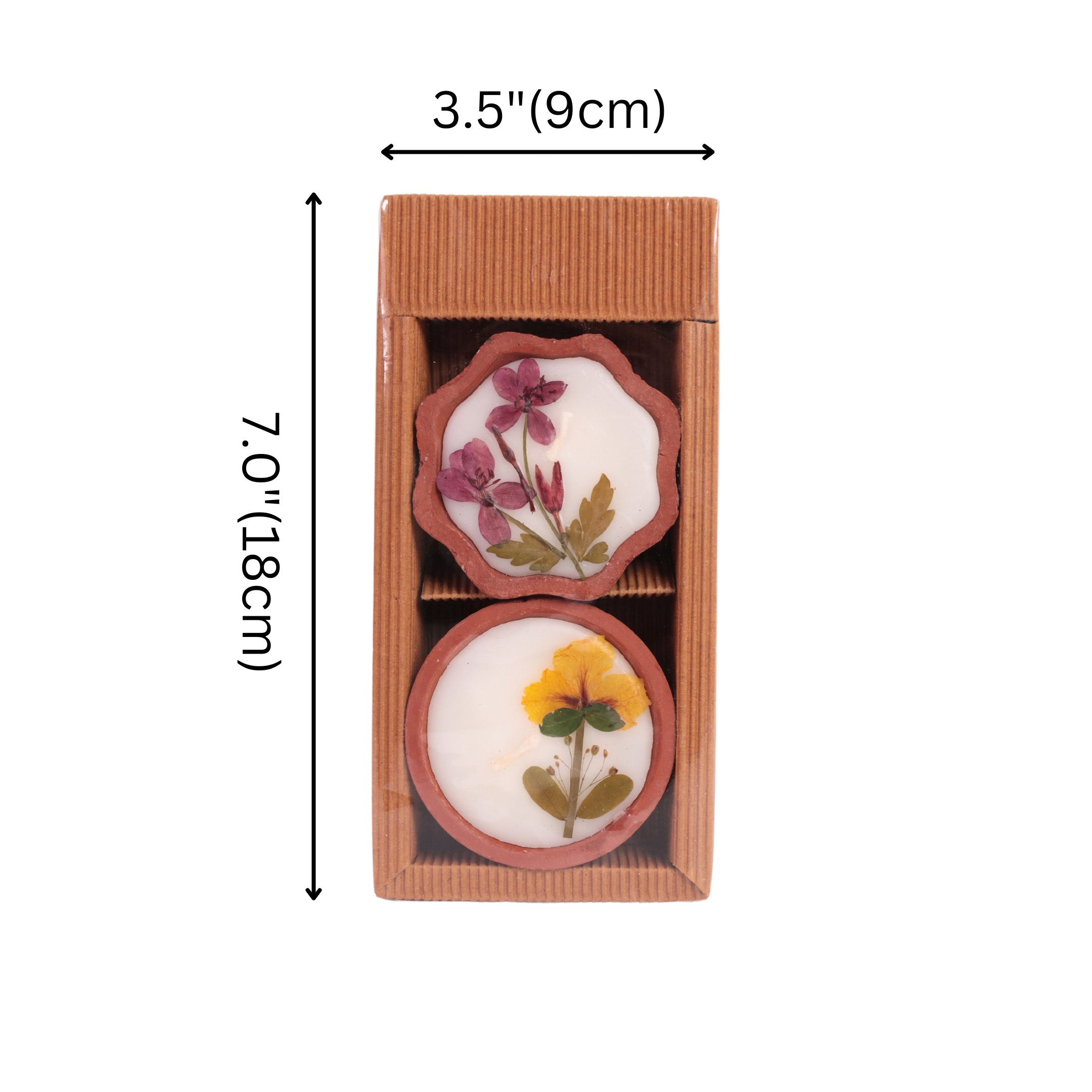 Set of 2 Scented Candle Box