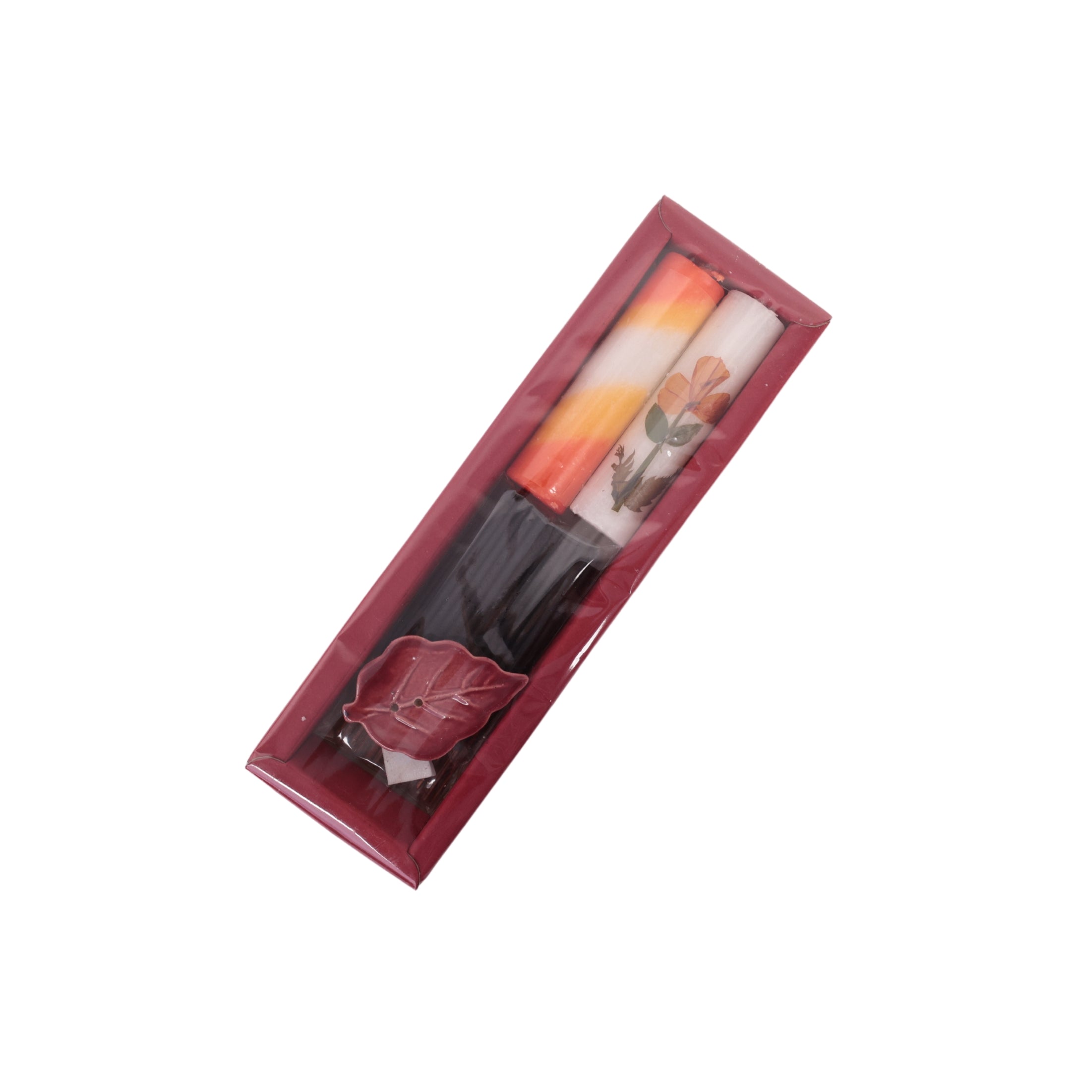 Aroma Therapy Candle Gift Hamper (Set of 3) – Including Incense Sticks