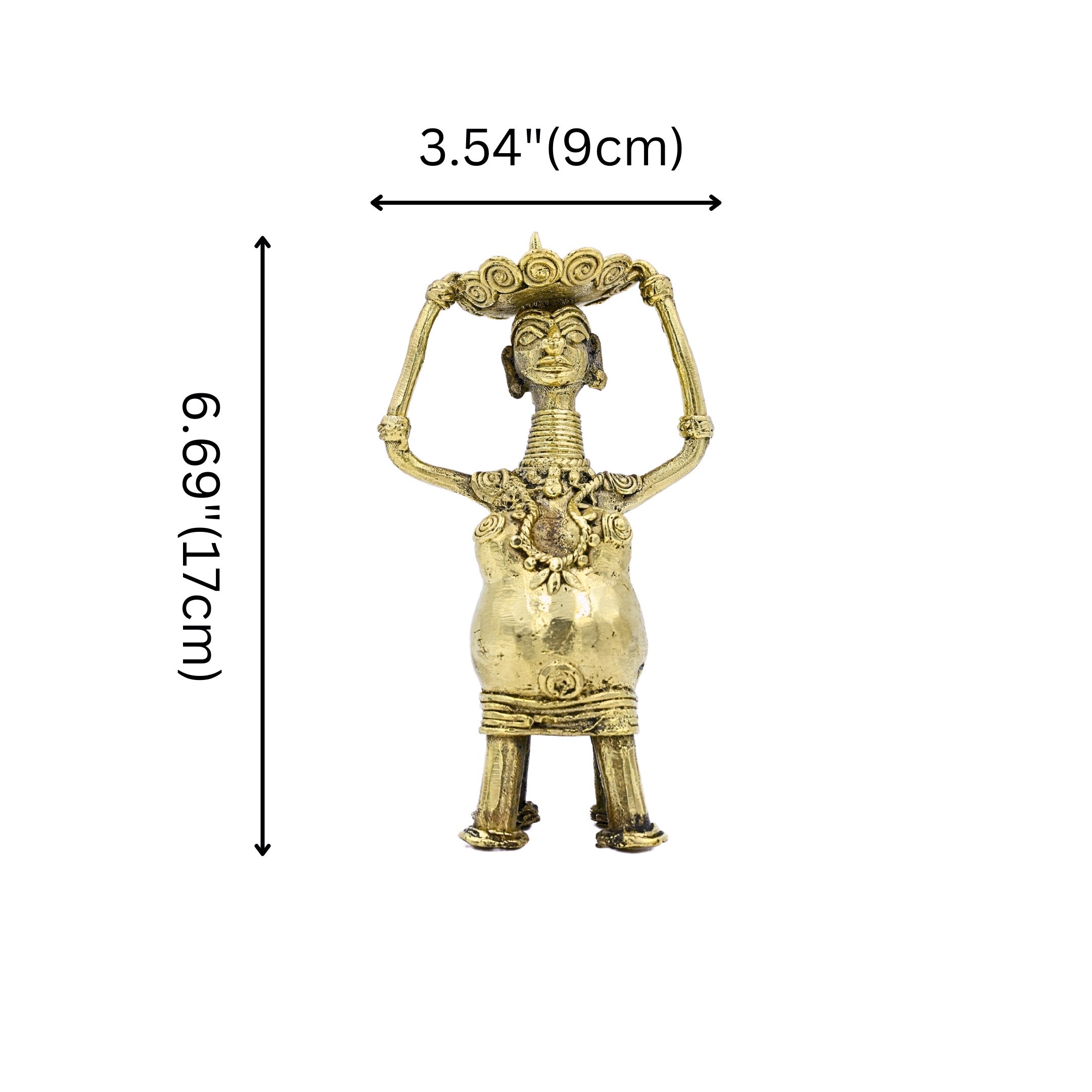 Dhokra Art Candle Holder