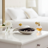 Almond Shaped Decorative Bowl - Silver