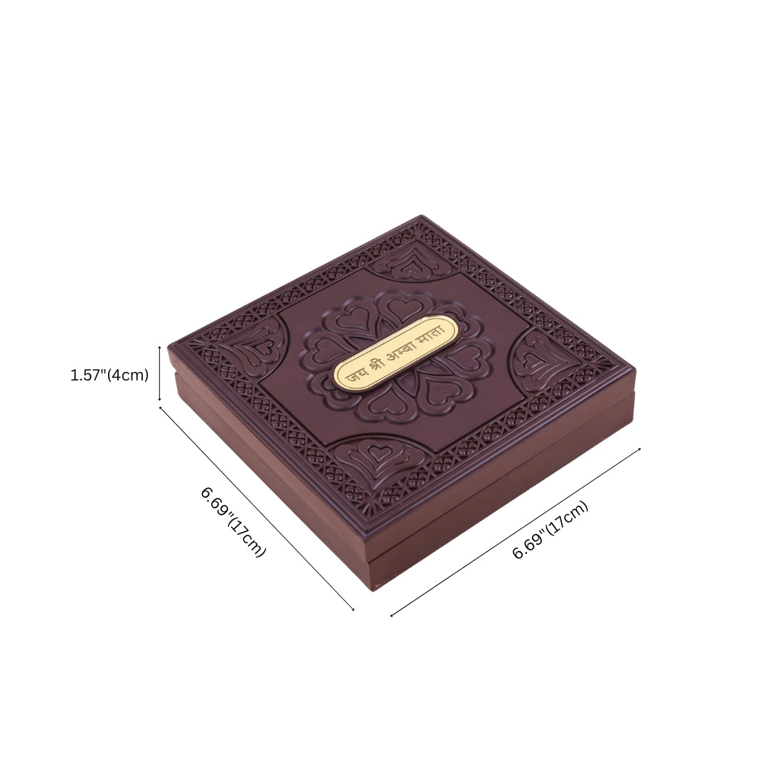 Amba Mata Premium Pooja Gift Box/Pooja Peti 