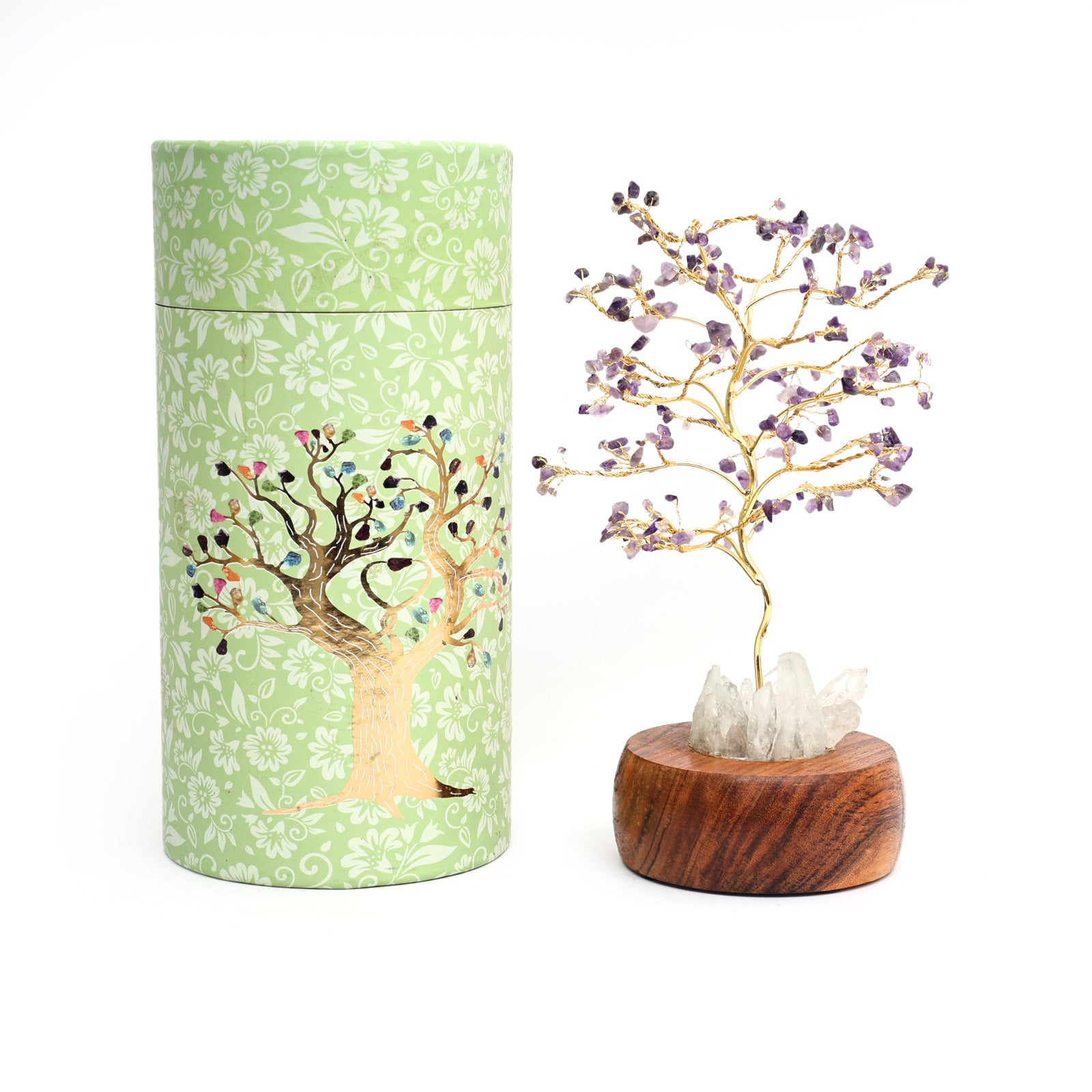 Amethyst Handcrafted Wish Tree Lamp