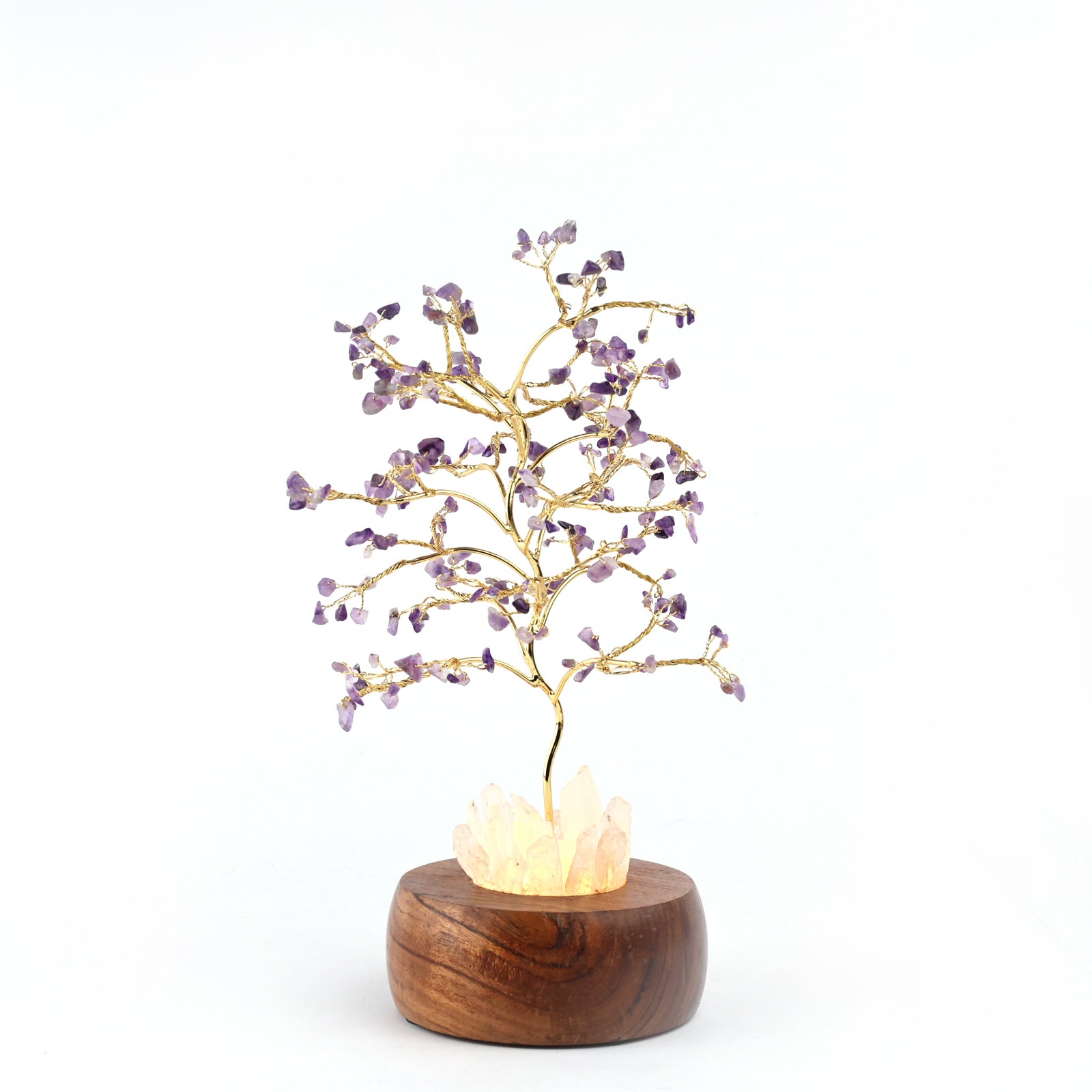 Amethyst Handcrafted Wish Tree Lamp 