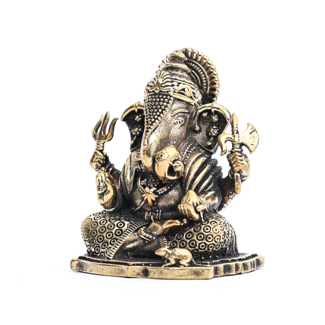 Antique Brass Ganesha Idol – Spiritual home décor 