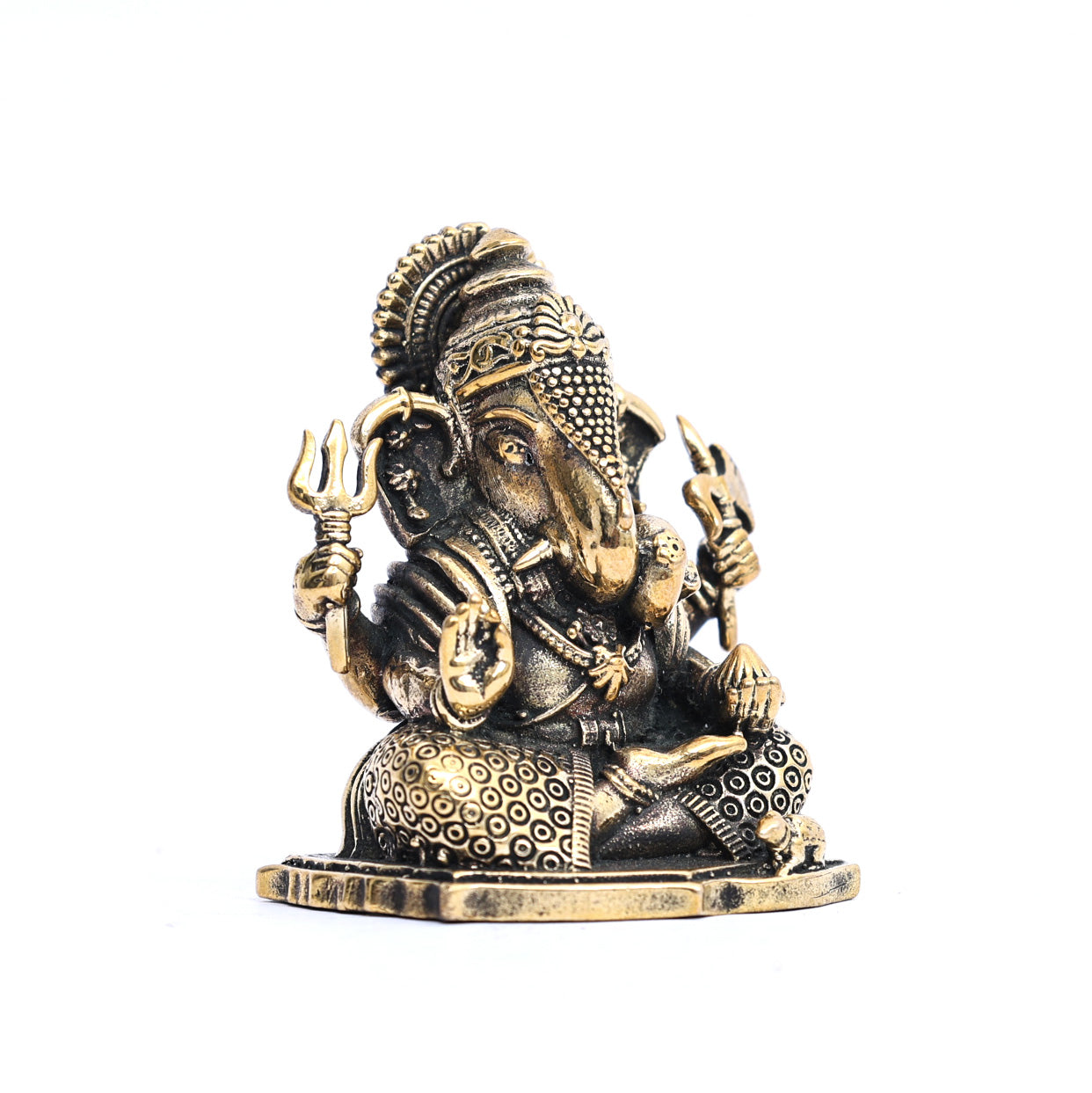 Antique Brass Ganesha Idol – Spiritual home décor 