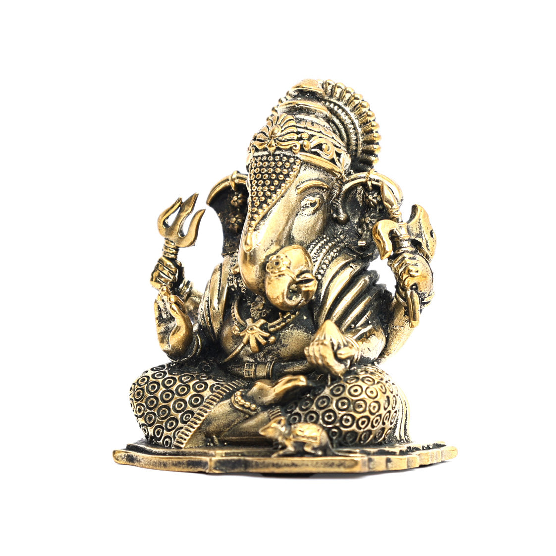 Antique Pure Brass Ganesha Idol – Home and Spiritual home décor