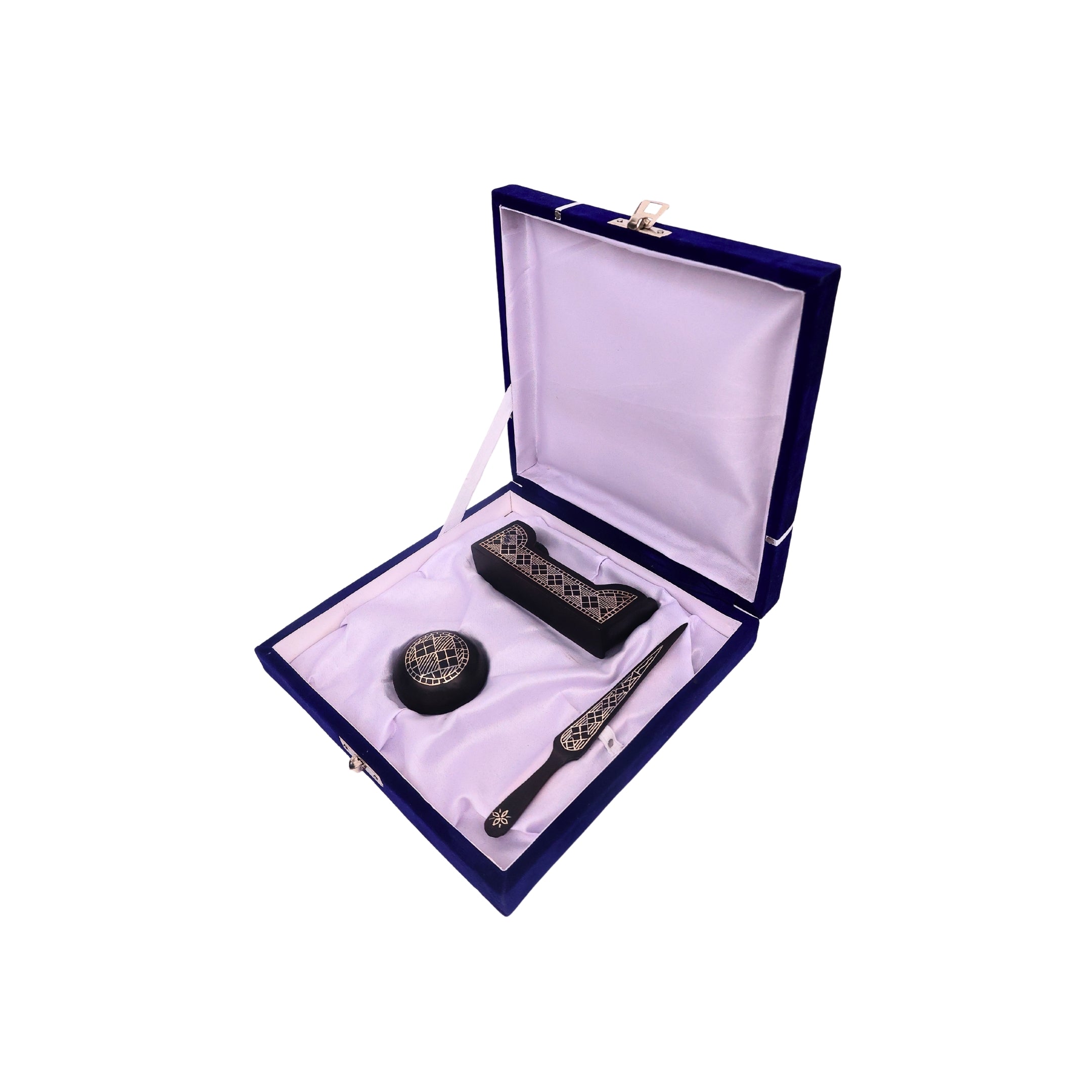 Bidri Art Corporate Gifting Box - Silver Inlay Work 