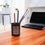 Black Pen Stand - Bidri Art - Silver Inlay Work 