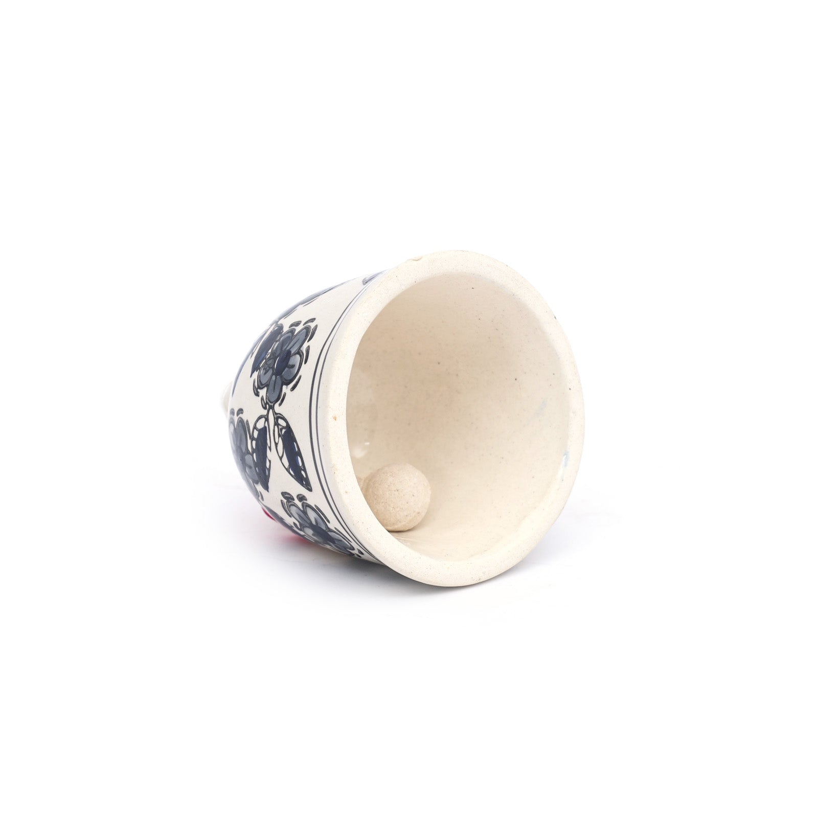 Blossom Ceramic Christmas Bell – Grey