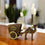 Brass Camel Cart  Showpiece | Handcrafted Golden Camel Figurine with Rider | Rajasthani Handcrafted Gifting Item