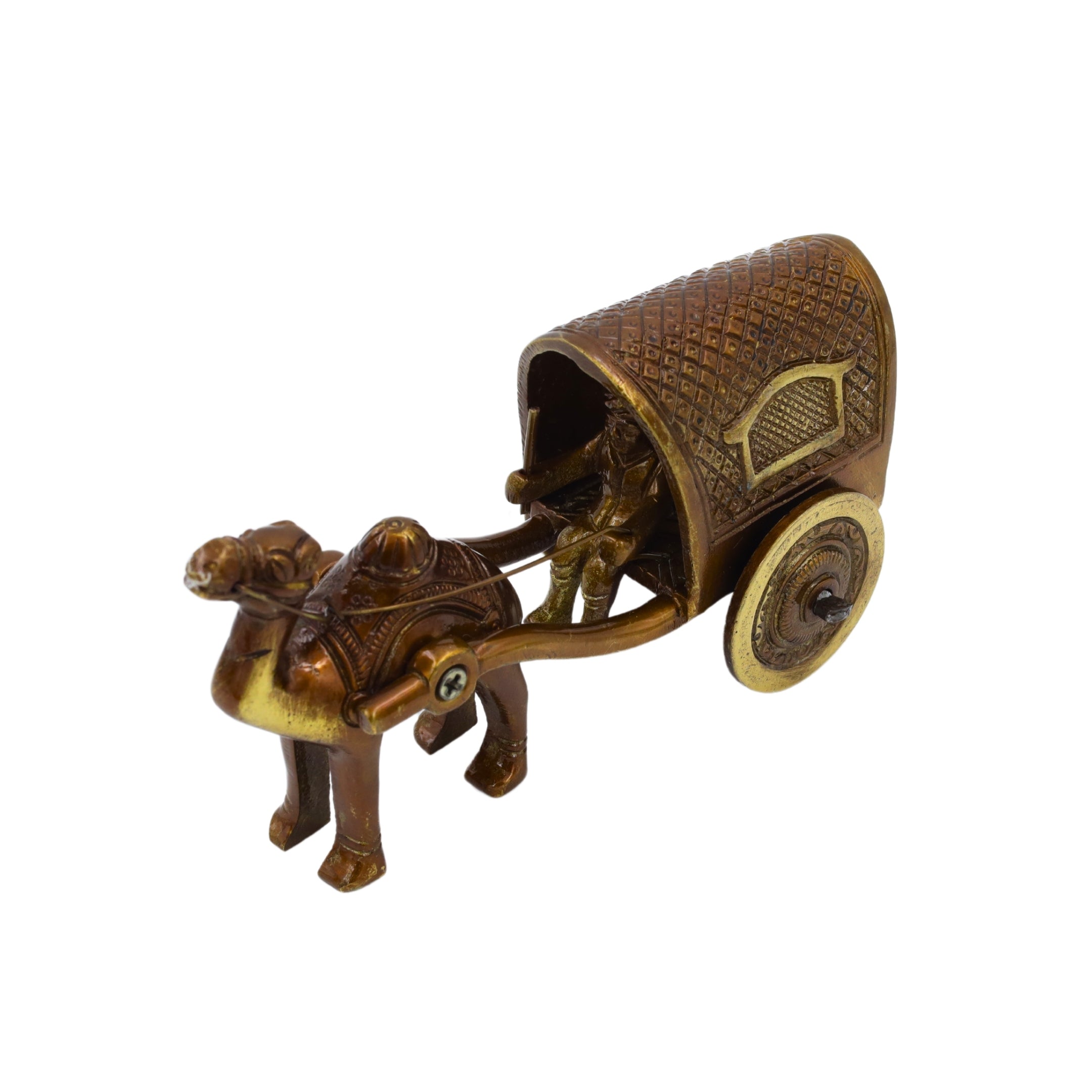 Brass Camel Cart