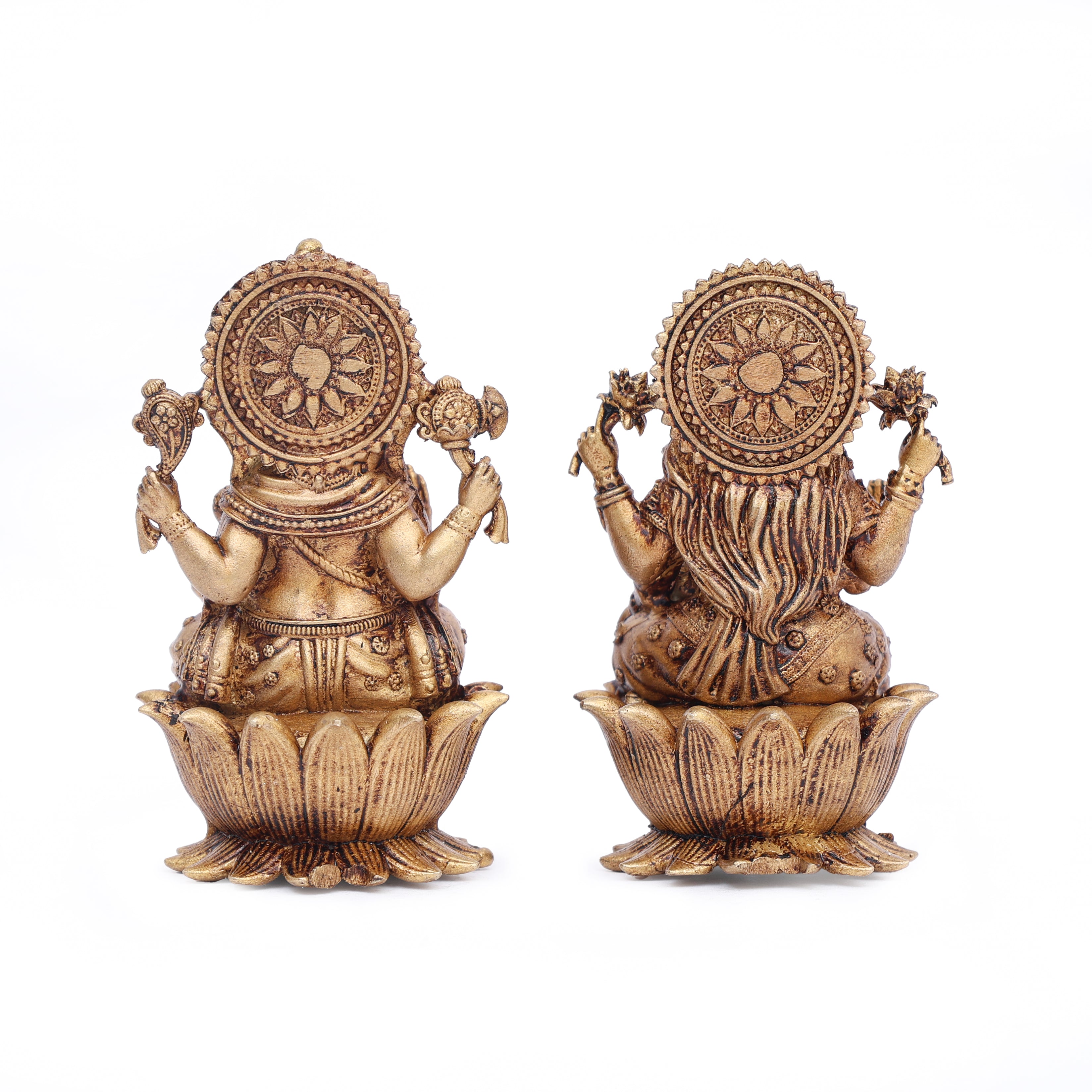 Brass Ganesh Lakshmi Set – Work desk Idol