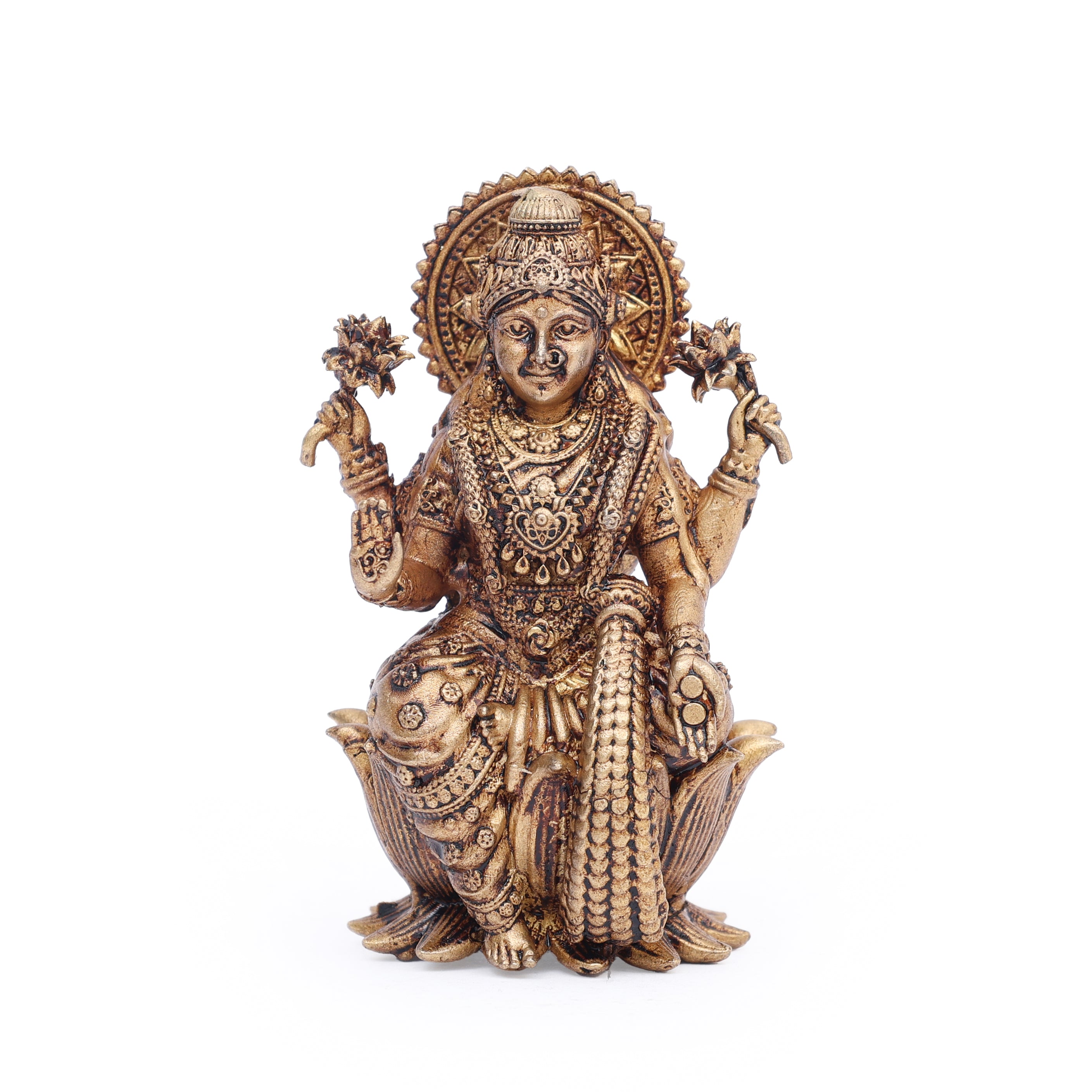 Brass Ganesh Lakshmi Set – Work desk Idol