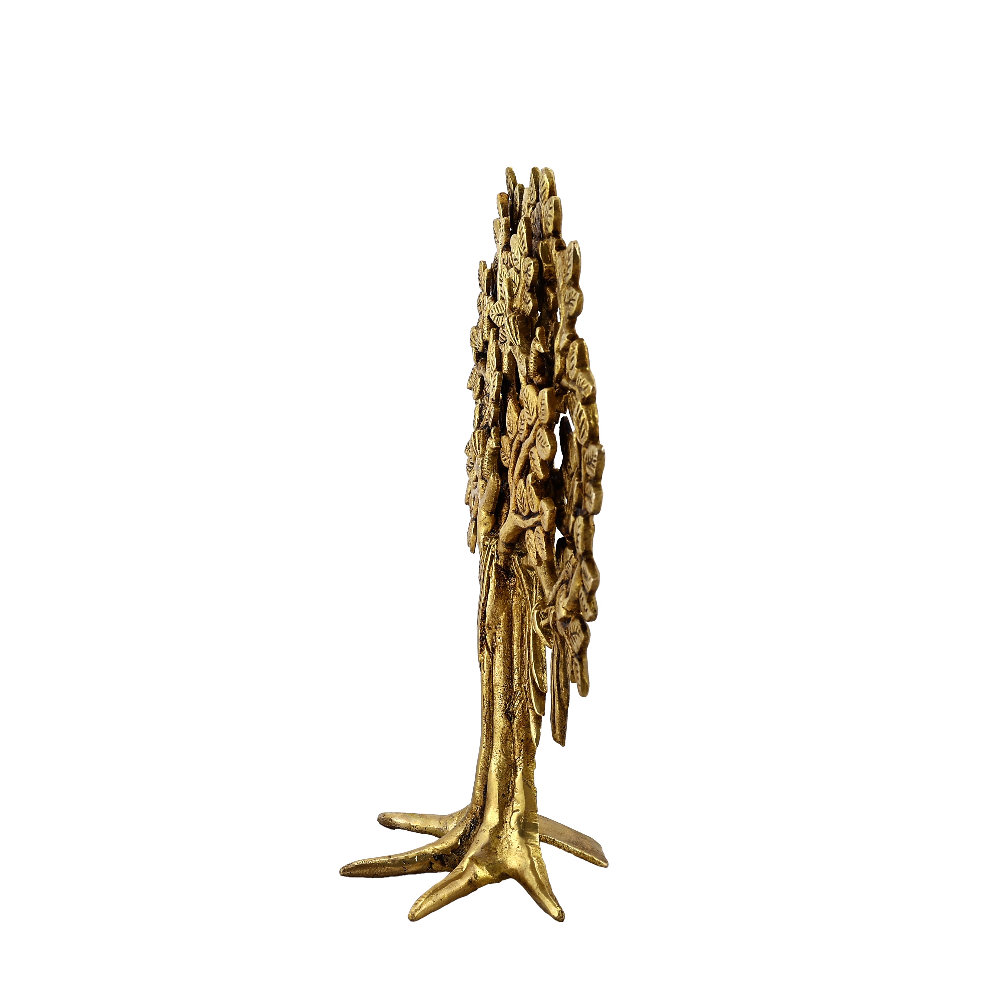 Brass Kalpavriksha Tree Showpiece Trees of Life  |  Best in Living Room, Table Decoration with Antique Polish