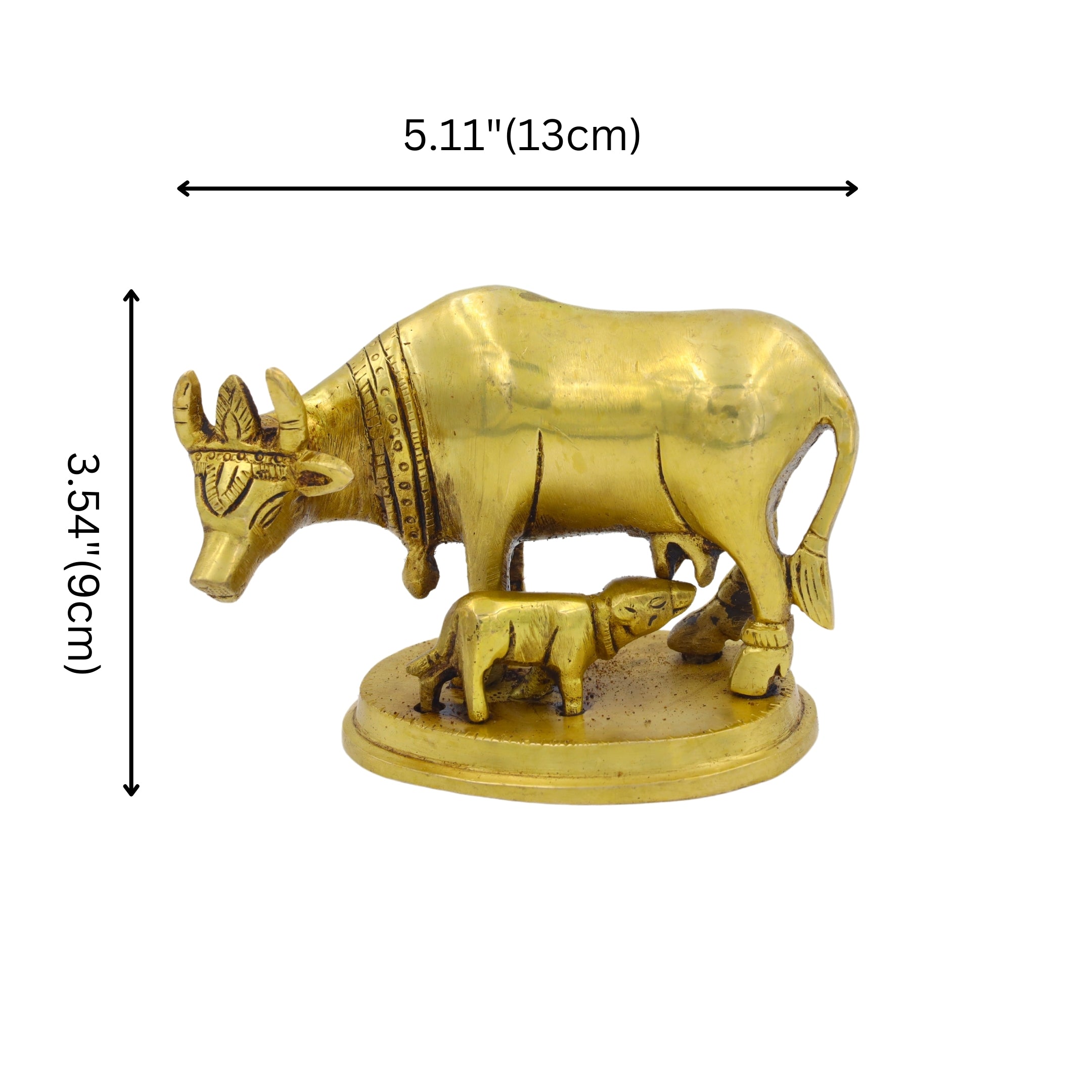 Brass Kamdhenu Cow