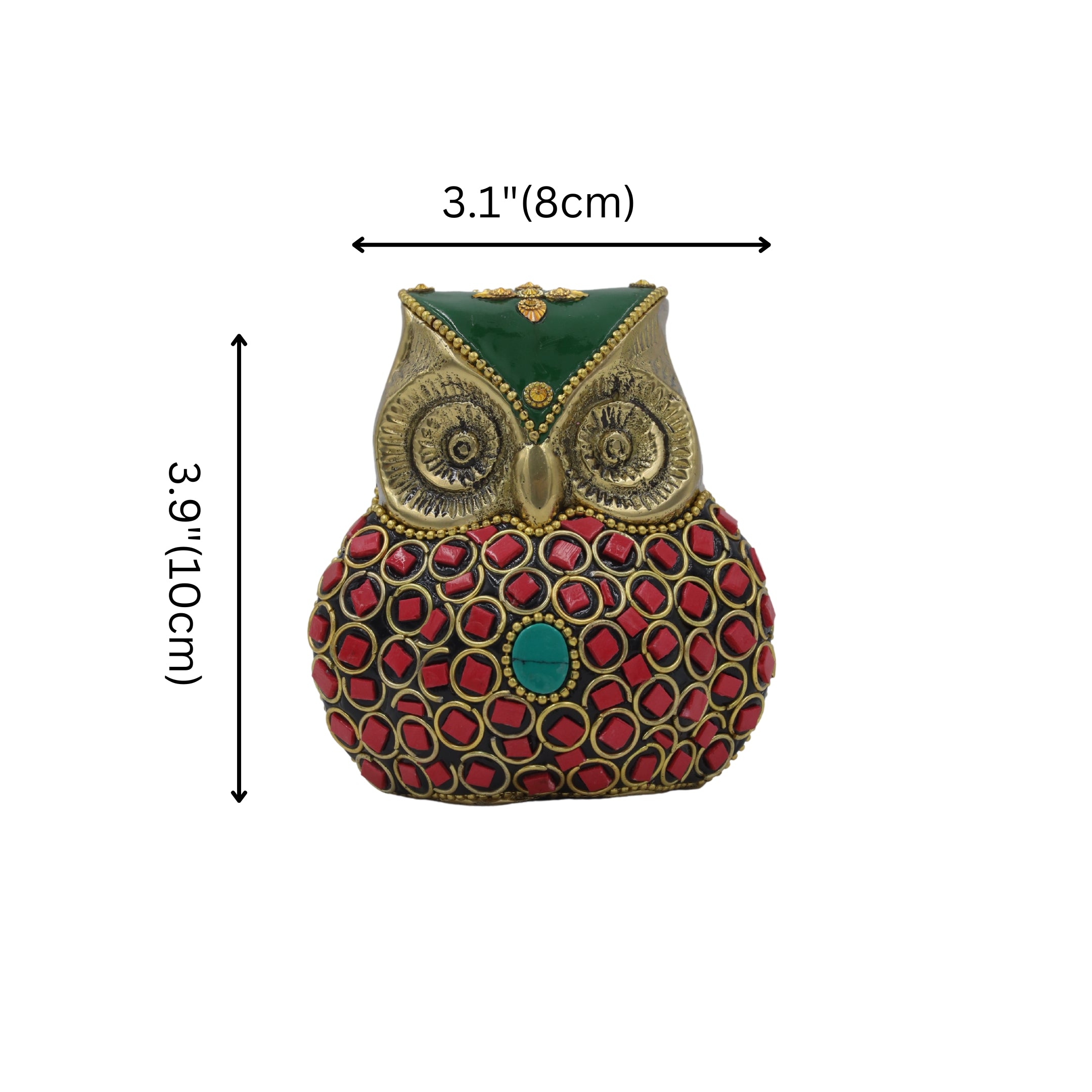 Brass Owl Statue for Good luck