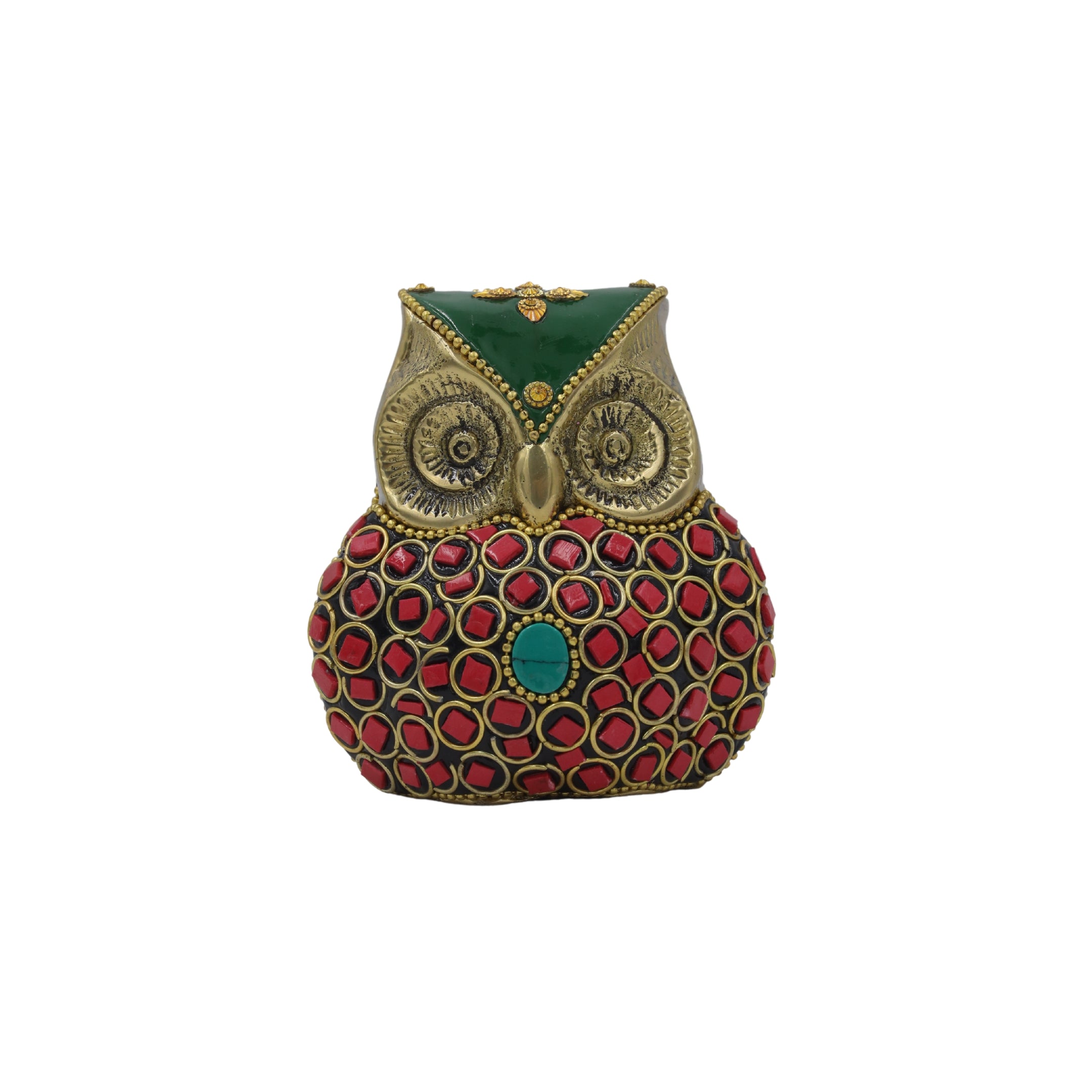 Brass Owl Statue for Good luck