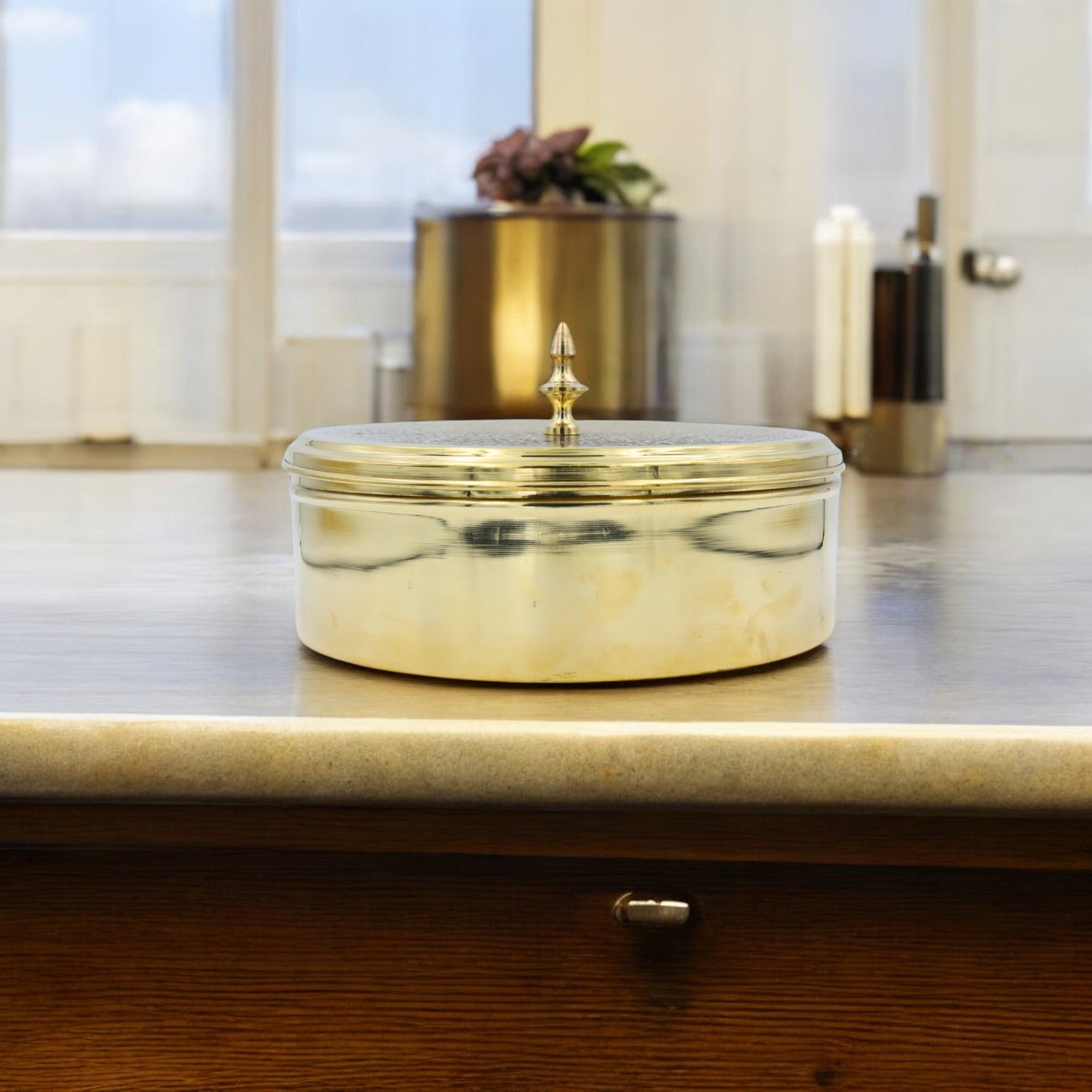 Brass Spice Box
