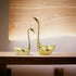 Brass Swan Pair