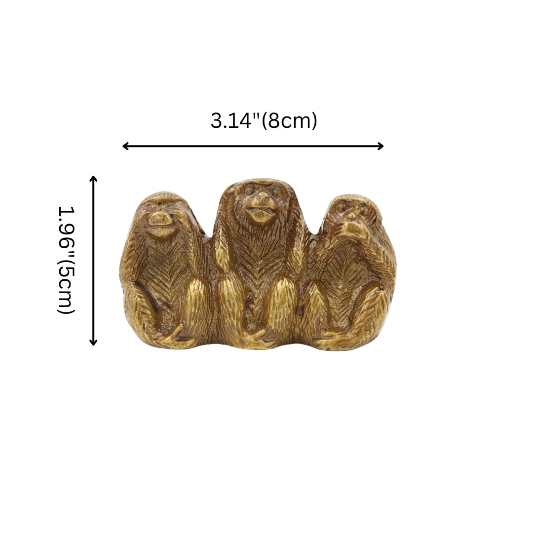 Brass Three Monkeys
