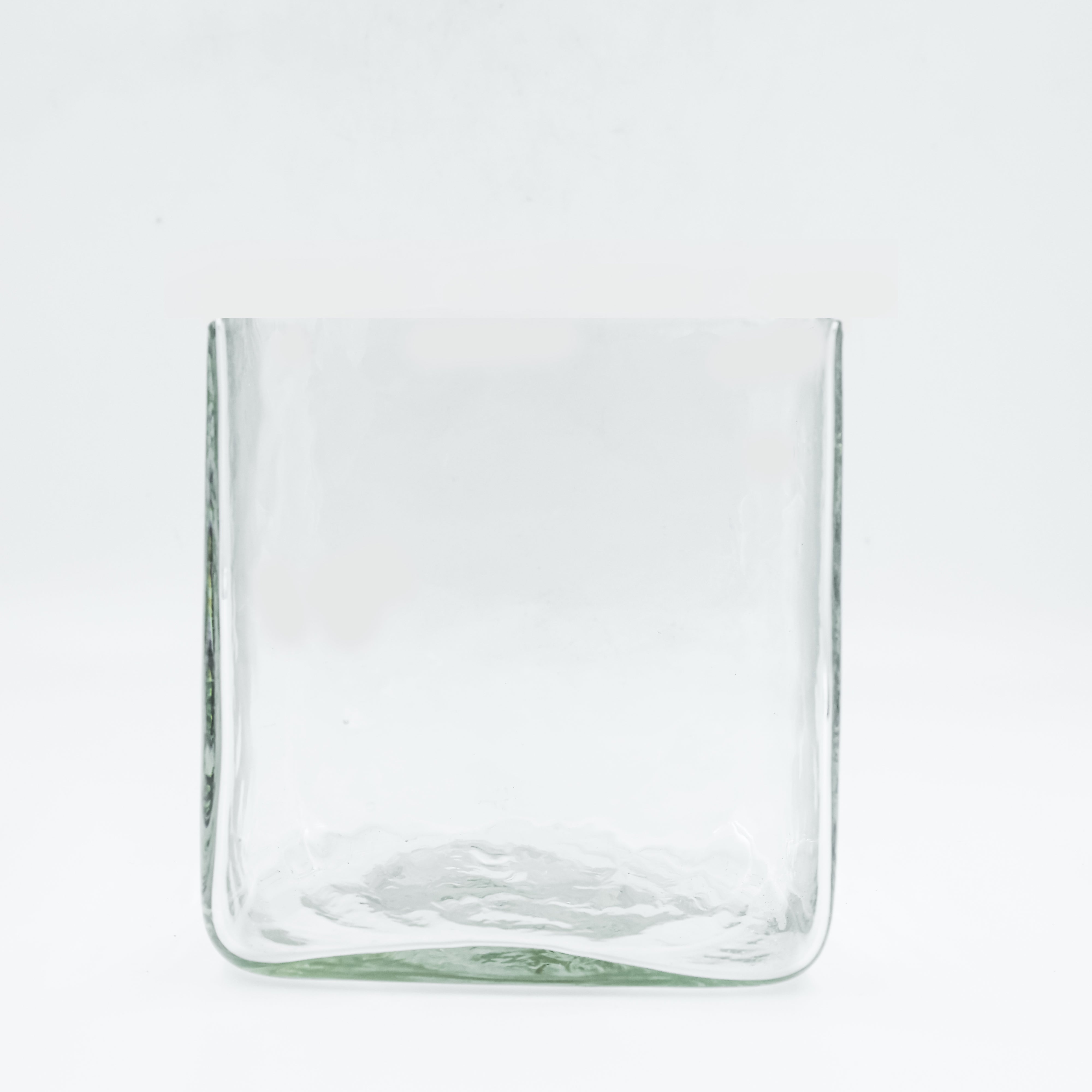 Chic Decorative Glass Square Flower Vase – Stylish Centerpiece for Any Space
