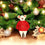 Christmas Décor Handmade Needled Felt Work Mouse Hanging