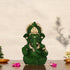Decorative Lord Ganesha Showpiece—Green and Golden
