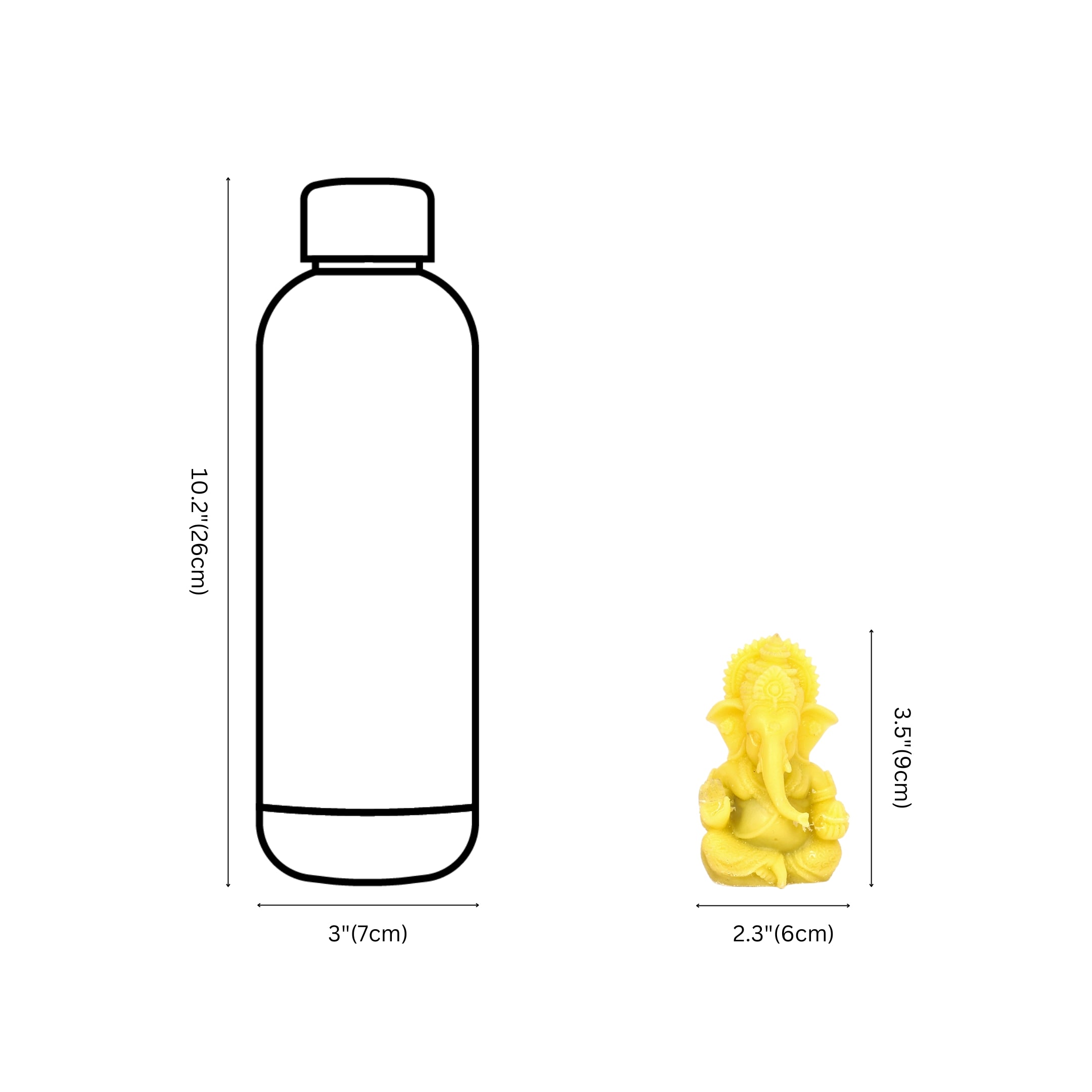 Decorative Lord Ganesha Showpiece—Yellow