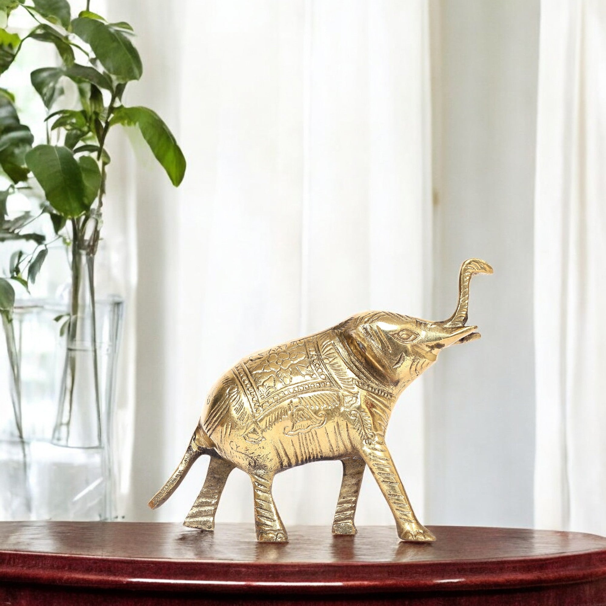 Dhokra Art Handcrafted Brass Elephant