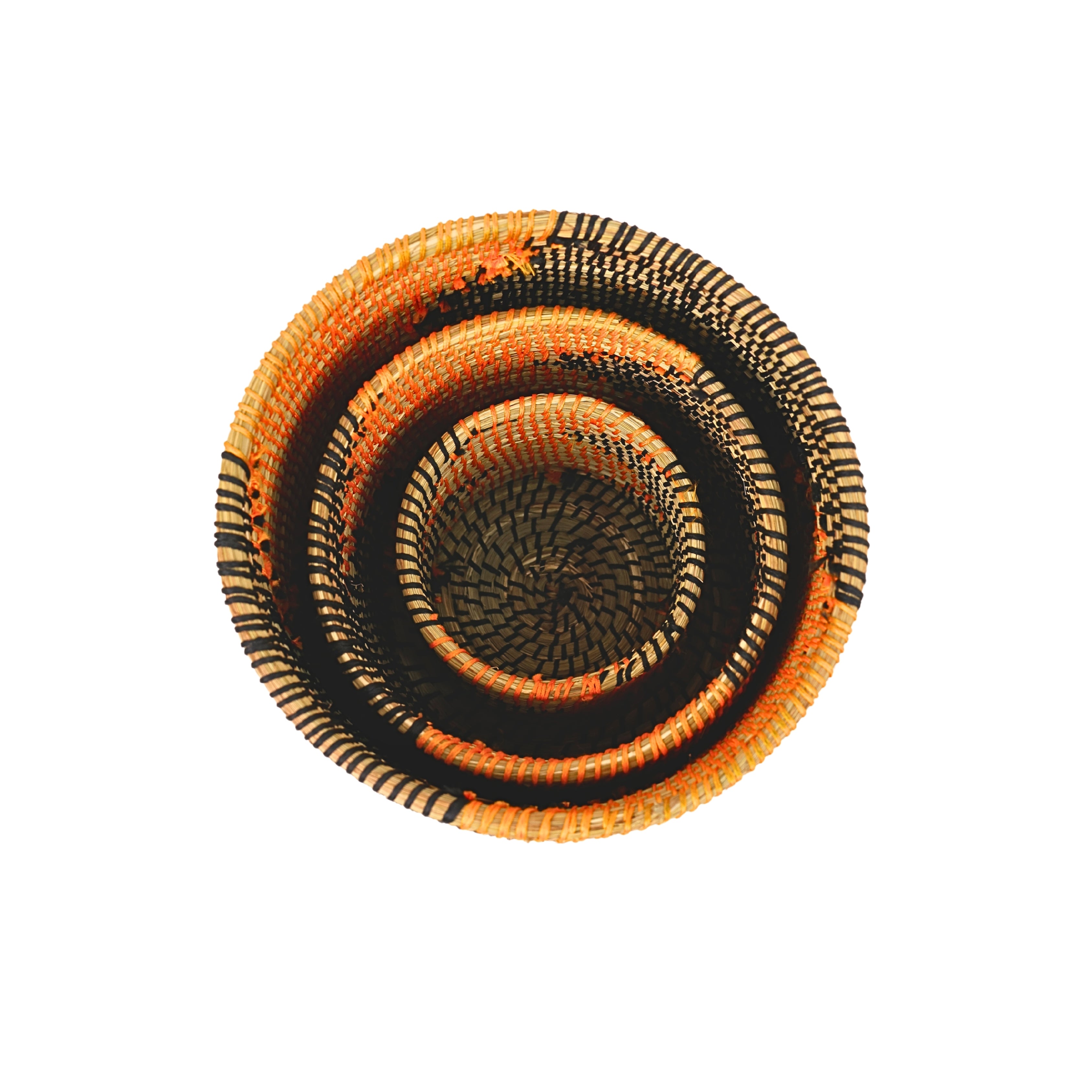 Eco-friendly Handwoven Sabai Grass Planters – Set of 3