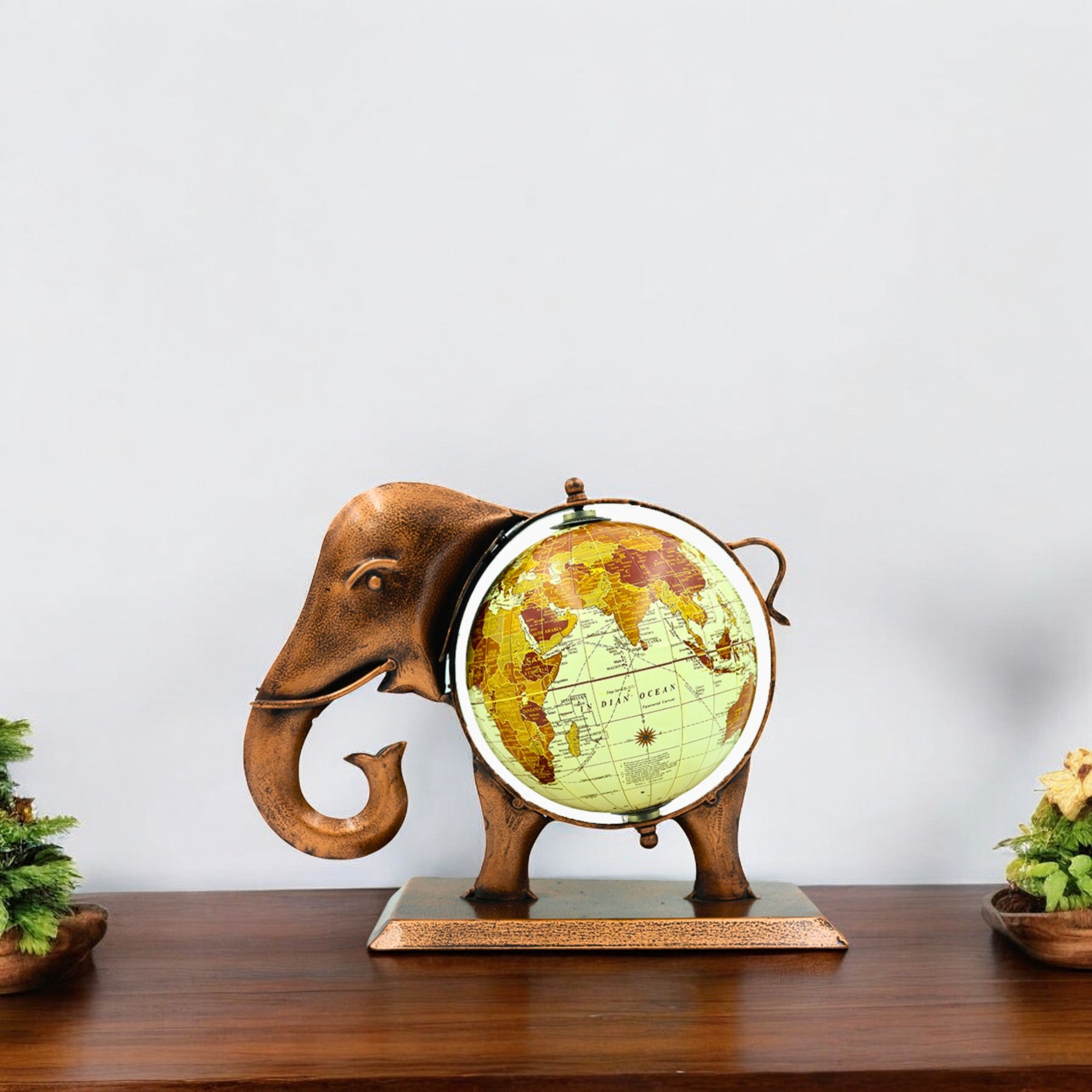 Elephant Globe Showpiece