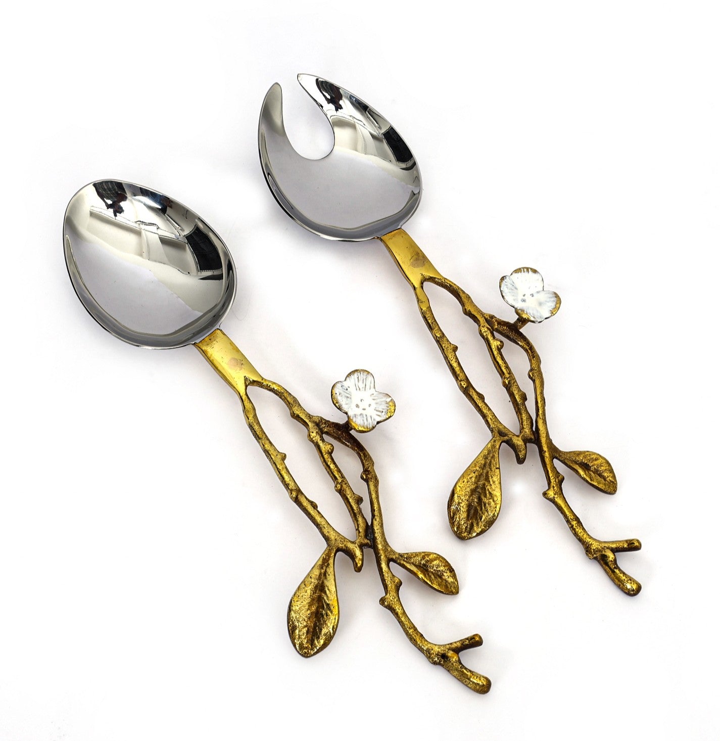 Enchanted bloom Serving spoon set (Set of 2)