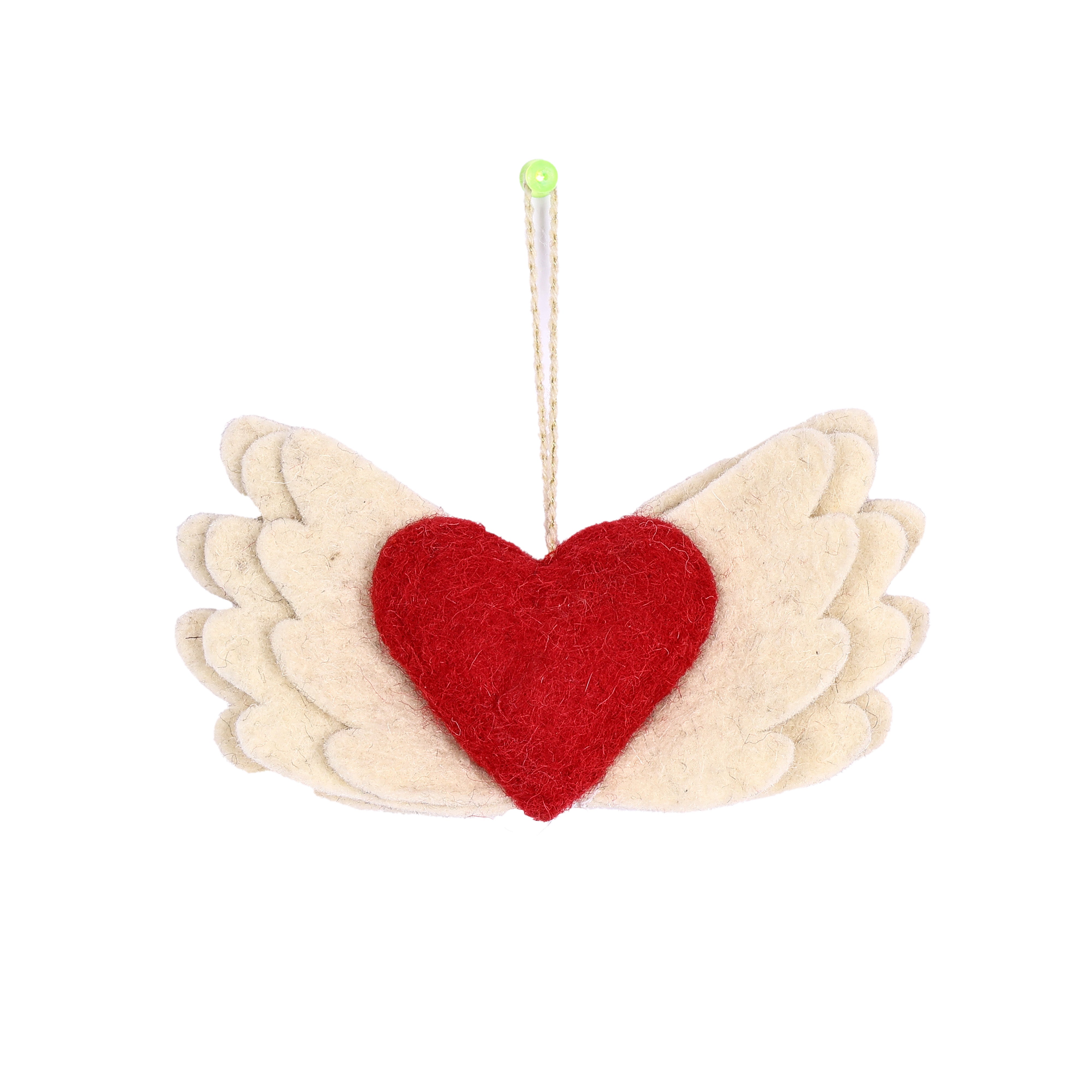 Felt Ornament - Love with Wing Ornament