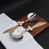 Floral embellished Serving spoon set (Set of 2)