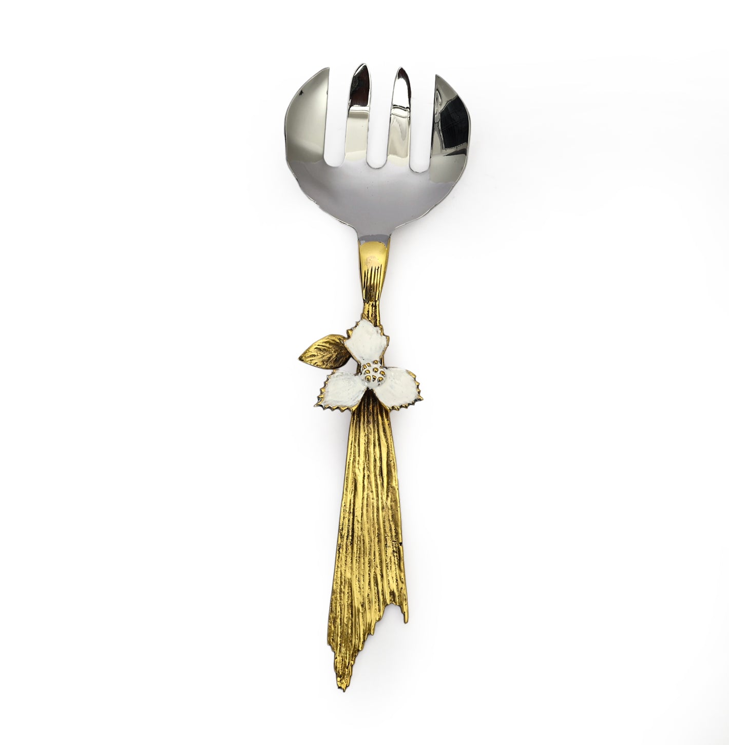Floral embellished Serving spoon set (Set of 2)