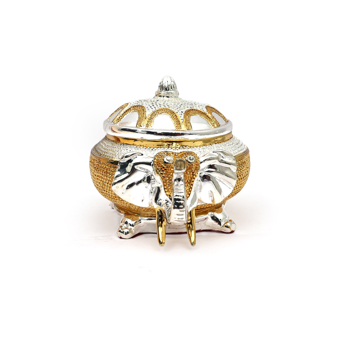 Gold-plated Elephant head Designer Multi-purpose Jar