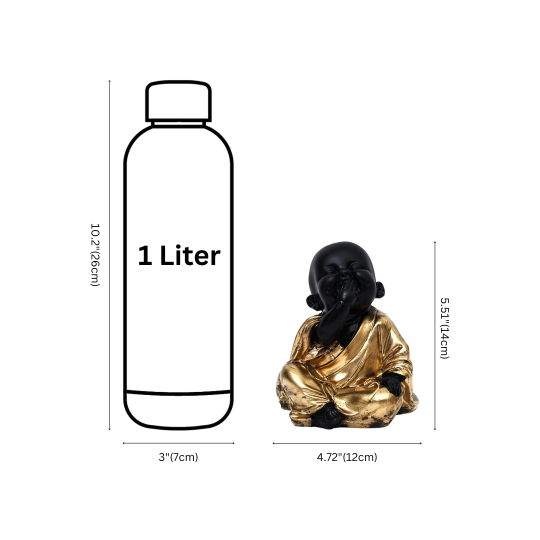 Golden 3 wise Buddha figurines