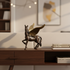 Flying Angel Brass Horse Showpiece for Home Decor,  Running Horse Statue, Decorative Home Office Showpiece Figurine - Natriel