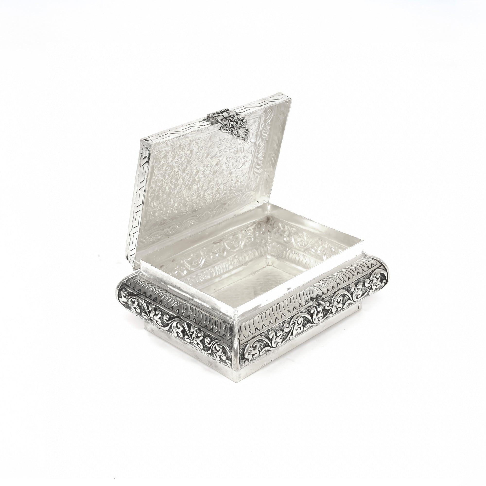 Utility Box Silver German Silver Multi-Utility Box – Natriel