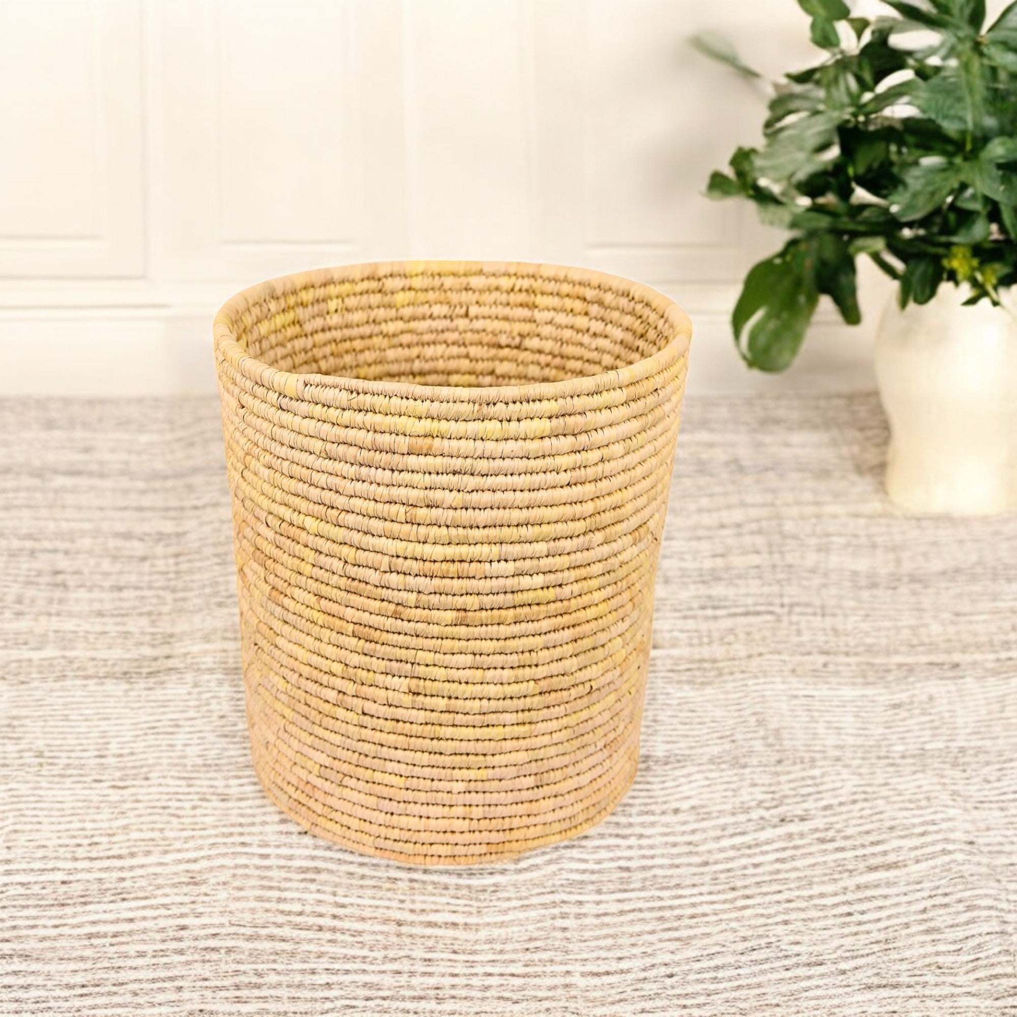 Handcrafted Sabai Grass Multipurpose Basket