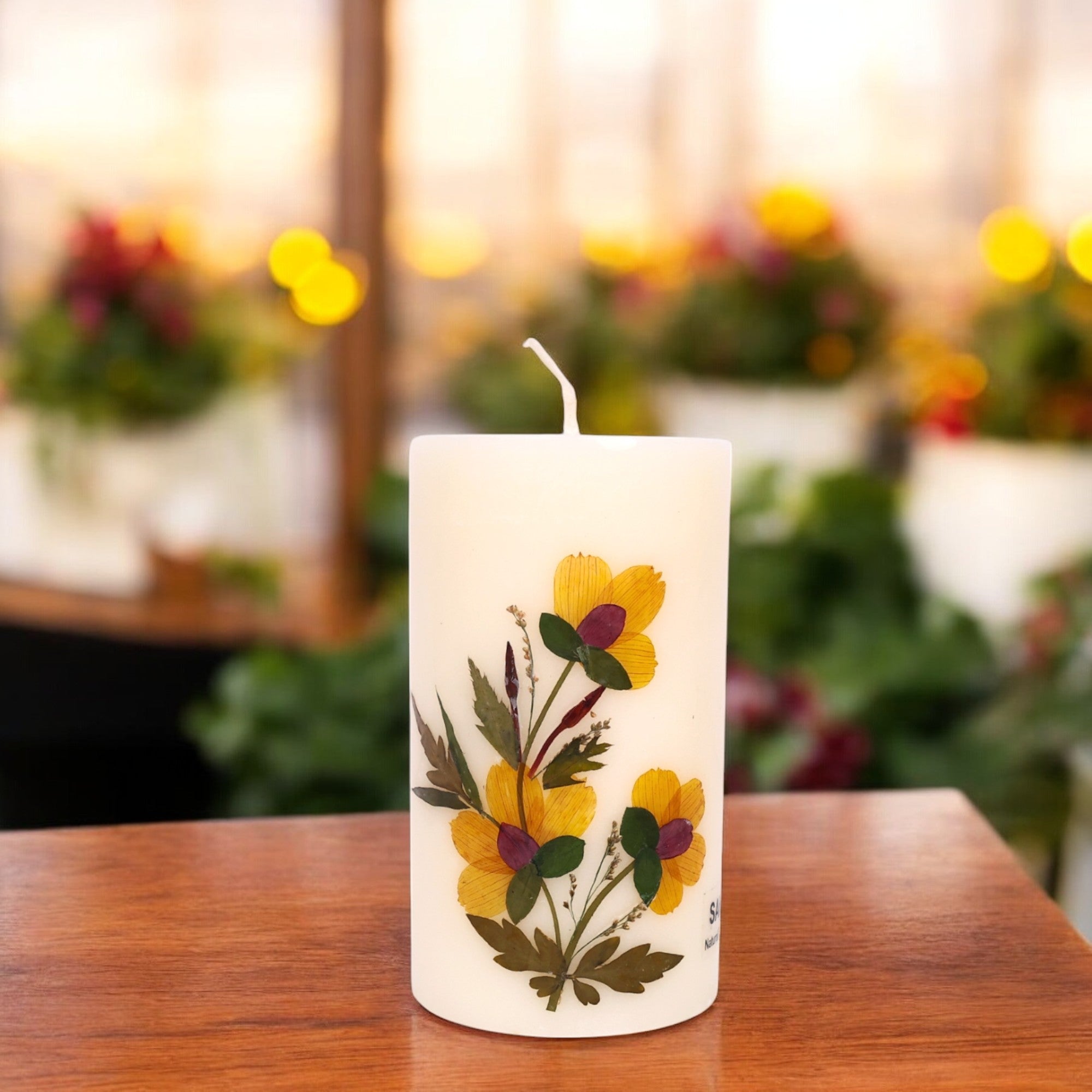 Eco-Friendly Soy Wax Scented Pillar Candle